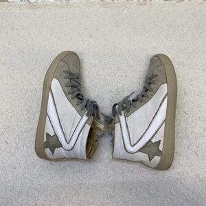 ShuShop Women's (size 7.5) White High Top Sneakers